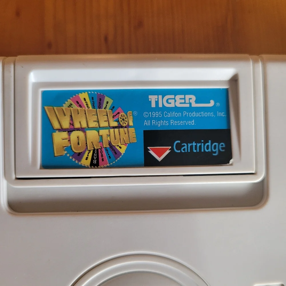 Vintage 1995 Wheel Of Fortune Handheld Game